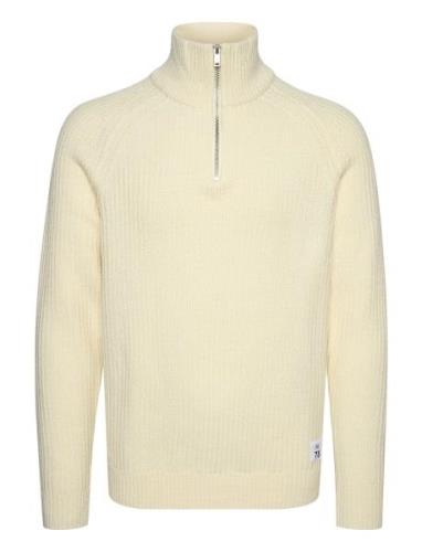 Mablimey 73 Tops Knitwear Half Zip Jumpers White Matinique