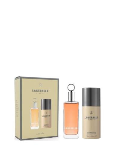 Gift Set Classic Aftershave Lotion + Deospray Beauty Men All Sets Nude...