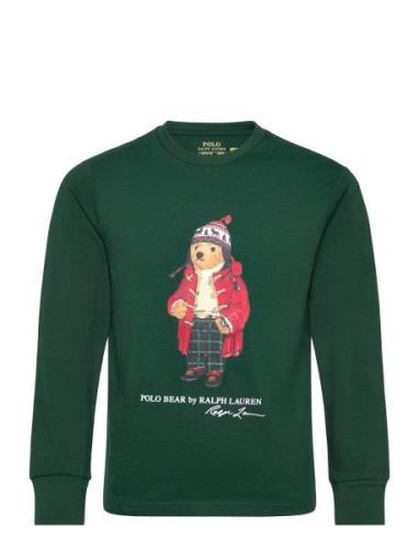 Polo Bear Cotton Long-Sleeve Tee Tops T-shirts Long-sleeved T-Skjorte ...