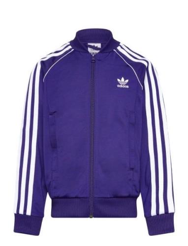 Sst Track Top Tops Sweatshirts & Hoodies Sweatshirts Purple Adidas Ori...