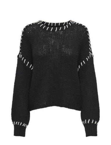 Onldenise Life Ls Ck Knt Tops Knitwear Jumpers Black ONLY