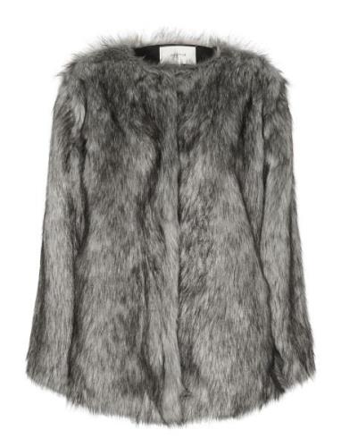 Wiliagz Coat Outerwear Faux Fur Grey Gestuz