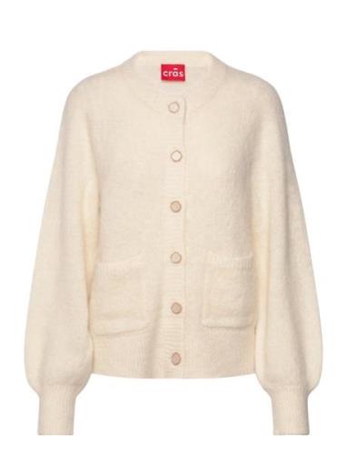 Steviecras Cardigan Tops Knitwear Cardigans Cream Cras