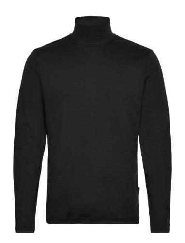 Tee Tops Knitwear Turtlenecks Black Blend