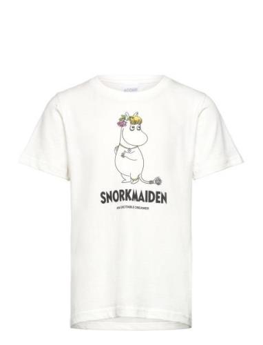 Character Snorkm T-Shirt Tops T-Kortærmet Skjorte White MUMIN