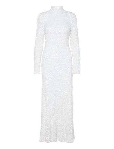 Donna Sequin Maxi Dress Maxikjole Festkjole White Twist & Tango