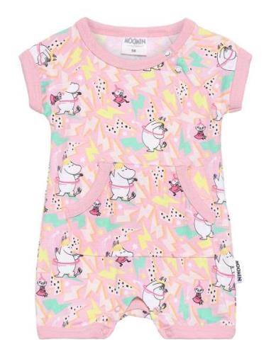 Dancers Playsuit Bodysuits Short-sleeved Pink MUMIN