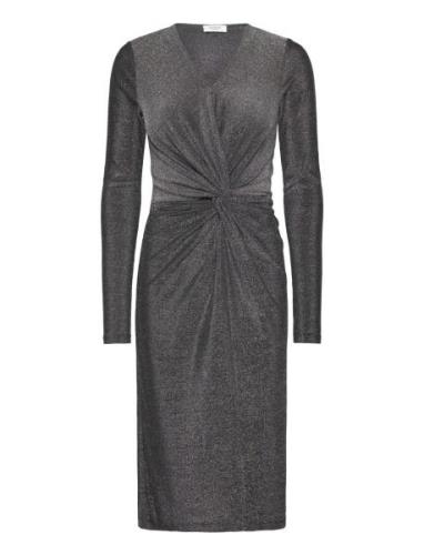 Rwnora Ls Dress Knælang Kjole Grey Rosemunde