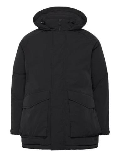 Wbkohr Road Jacket Parka Jakke Black Woodbird