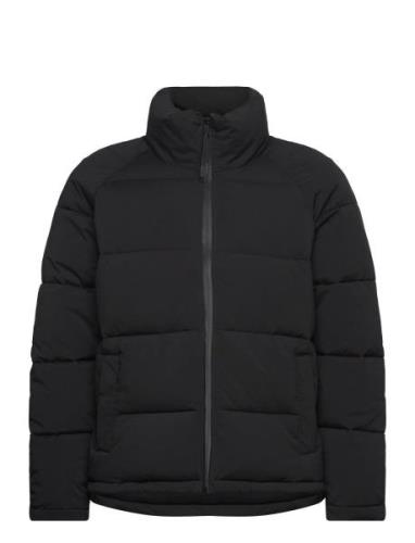 Raglan Puffer Foret Jakke Black Revolution