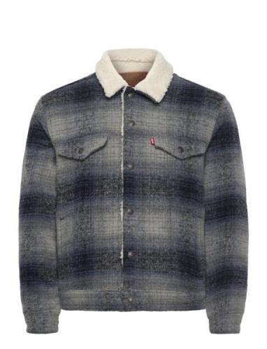 Plaid Type3 Sherpa Truck Westi Uldjakke Jakke Grey LEVI´S Men