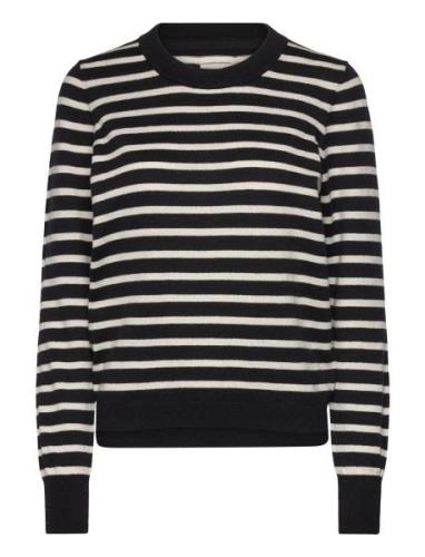 Gertiepw Pu Tops Knitwear Jumpers Black Part Two