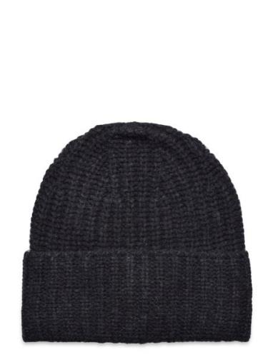 Corinne Rib Hat Accessories Headwear Beanies Black Filippa K