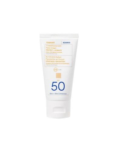 Yoghurt Tinted Sunscreen Face Cream Spf 50 Fugtighedscreme Dagcreme Nu...