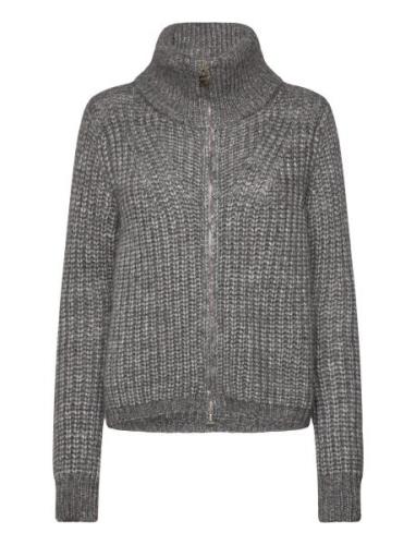 Vicky Chunky Cardigan Tops Knitwear Cardigans Grey Ella&il