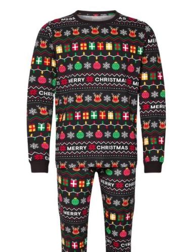 The Joyful Christmas Pyjamas Pyjamas Nattøj Black Christmas Sweats