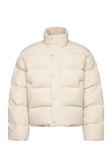 Anf Mens Outerwear Foret Jakke Cream Abercrombie & Fitch