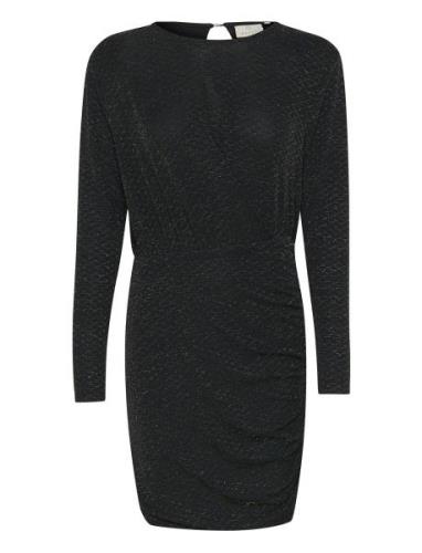 Kaellie Jersey Dress Kort Kjole Black Kaffe