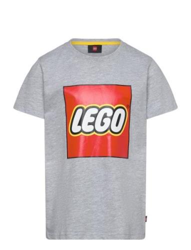 Lwtano 631 - T-Shirt S/S Tops T-Kortærmet Skjorte Grey LEGO Kidswear