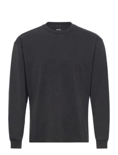 Hco. Guys Knits Tops T-Langærmet Skjorte Black Hollister