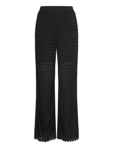 Frchantal Pa 1 Bottoms Trousers Wide Leg Black Fransa