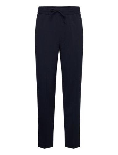 Relaxed Fit Pants Bottoms Trousers Casual Navy Lindbergh