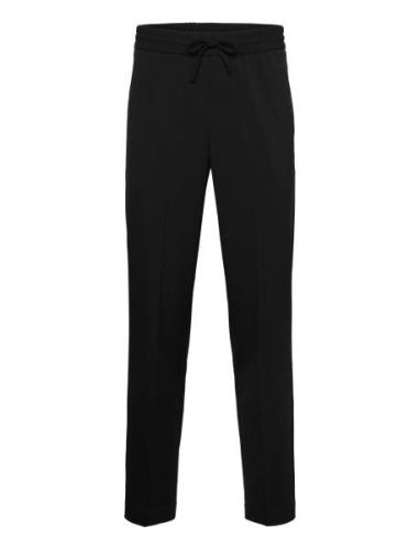 Relaxed Fit Pants Bottoms Trousers Casual Black Lindbergh