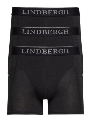 Basic Bamboo Boxers 3 Pack Boxershorts Black Lindbergh