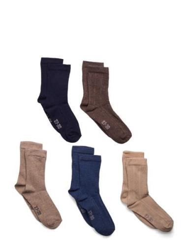 Socks W. Knit  Socks & Tights Socks Brown Minymo