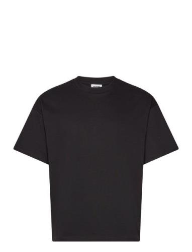 Great Boxy T-Shirt Tops T-Kortærmet Skjorte Black Weekday