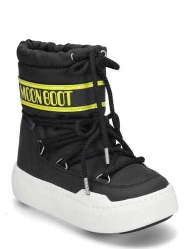 Mb Jr Park Boot Vinterstøvler Pull On Black Moon Boot