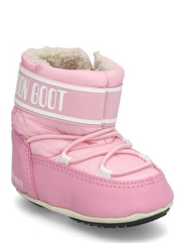 Mb Crib Nylon Vinterstøvler Pull On Pink Moon Boot