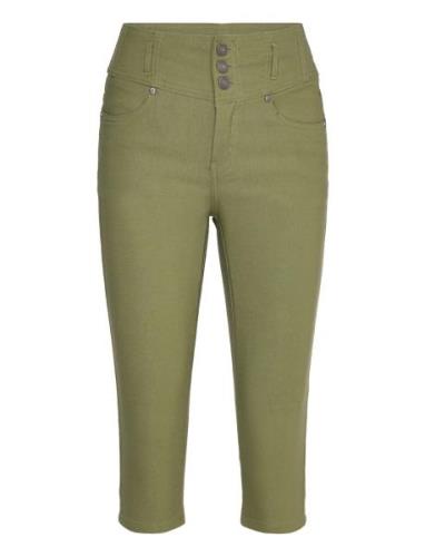 Frzalin 12 Ca Bottoms Trousers Capri Trousers Green Fransa