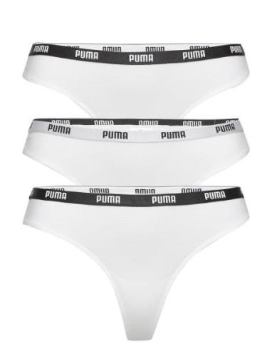 Puma String 3P Pack Sport Panties Thong White PUMA