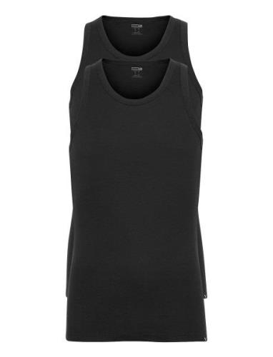 Puma Basic 2P Tank Top Tops T-shirts Sleeveless Black PUMA