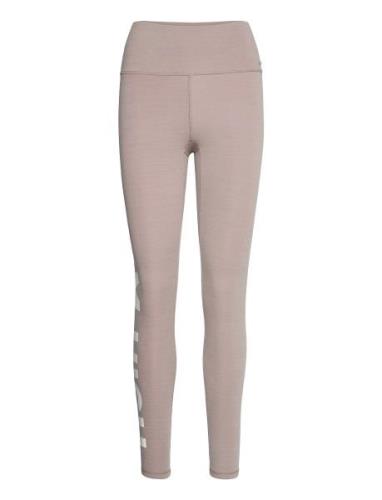 Word Espresso Melange Soft Tights Bottoms Running-training Tights Pink...