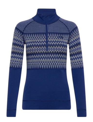 Silja H/Z Sport Base Layer Tops Blue Kari Traa