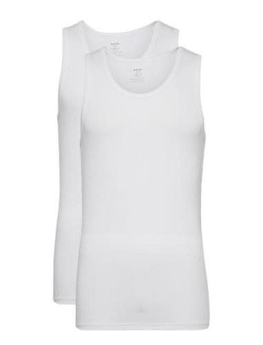 Tanktop 2-Pack Bamboo Fsc Tops T-shirts Sleeveless White Resteröds