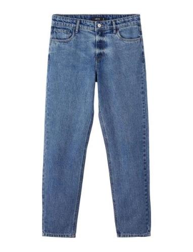 Nlmnizza Dnm Dad Pant Noos Bottoms Jeans Loose Jeans Blue LMTD