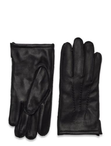 Goatskin Gloves Accessories Gloves Finger Gloves Black Sebago