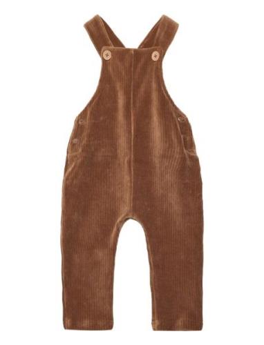 Emel Hängselbyxa Bottoms Dungarees Brown Ma-ia Family