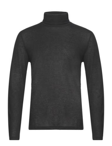 Jersey Roller Neck Top Designers Knitwear Turtlenecks Black Filippa K