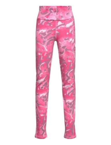 Jg Fi Aop Tig Sport Leggings Pink Adidas Sportswear