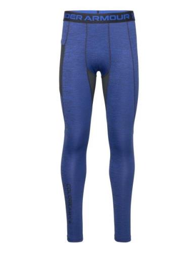 Ua Coldgear® Twist Leggings Sport Running-training Tights Blue Under A...