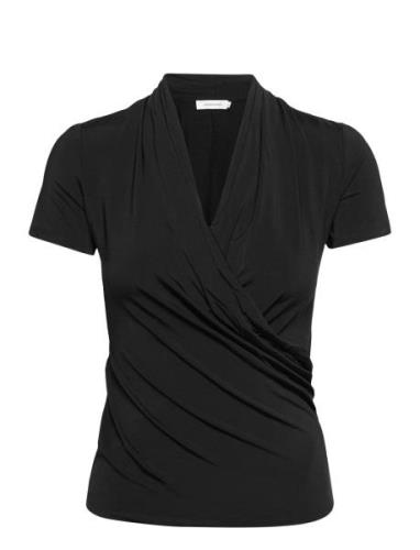 Fifi 2 Top Designers Blouses Short-sleeved Black Andiata