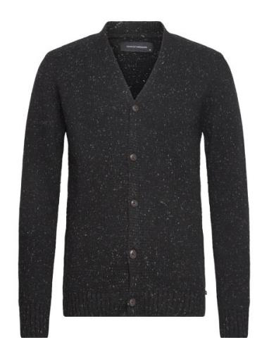 Otto Knit Cardigan Tops Knitwear Cardigans Black Clean Cut Copenhagen