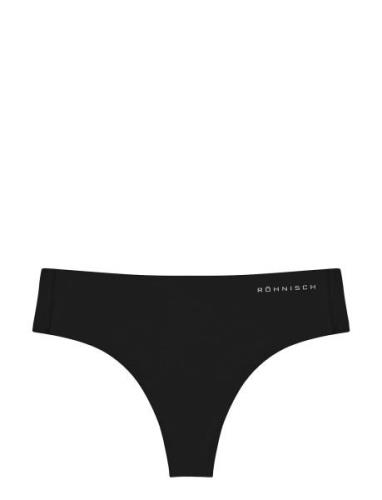 Active 2-Pack String Sport Panties Thong Black Röhnisch