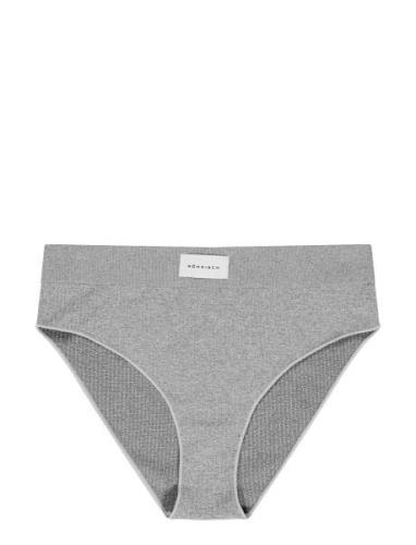 Micro Rib Brief Sport Panties Briefs Grey Röhnisch