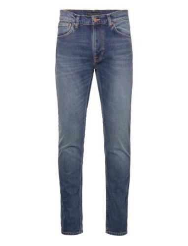 Lean Dean Troubled Sea Designers Jeans Slim Blue Nudie Jeans