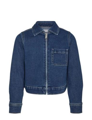 Vmaster Ls Cropped Denim Jacket Girl Outerwear Jackets & Coats Denim &...